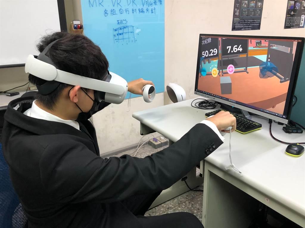 結合VR、腦波研發復健系統解說圖片1；來源：弘光科技大學