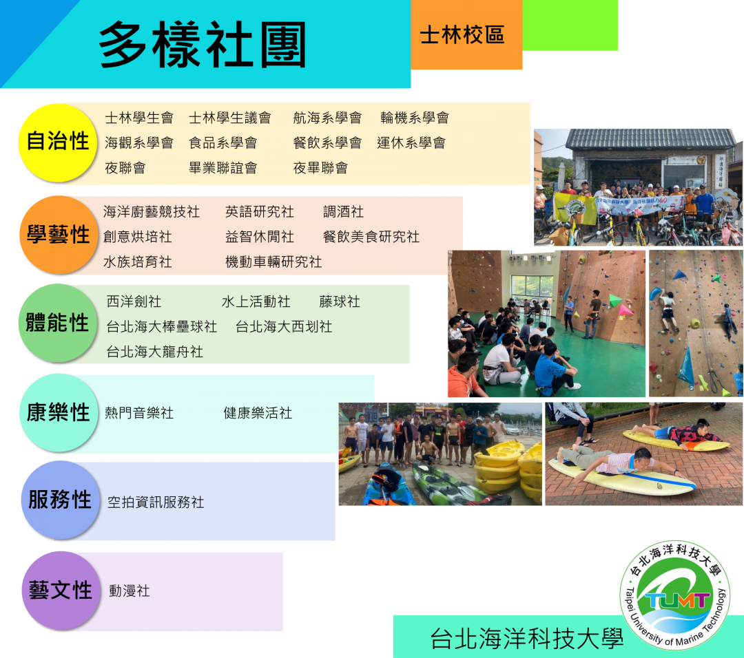 社團活動解說圖片2；來源：台北海洋科技大學